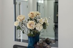 Custom Grey Mirror Frame