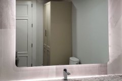 Custom LED Mirror with Rounded Corners