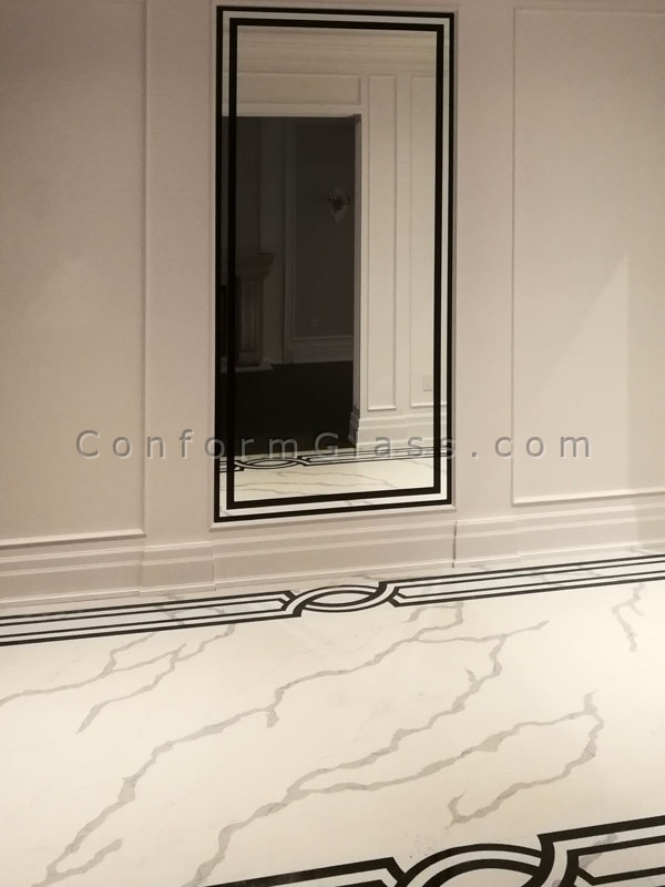 Custom Black Border Mirror
