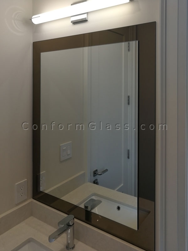 Vanity Mirror with Bronze Mirror Frame