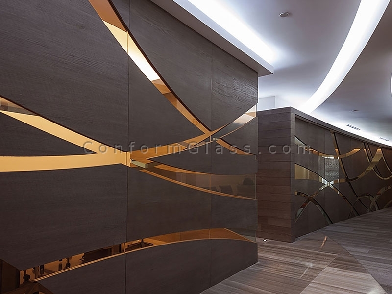 Unique glass partitions