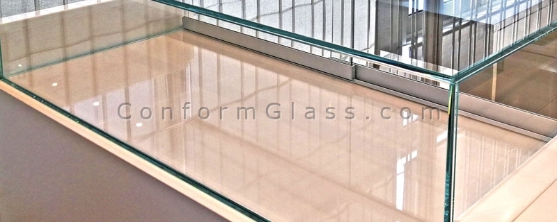 custom all glass display