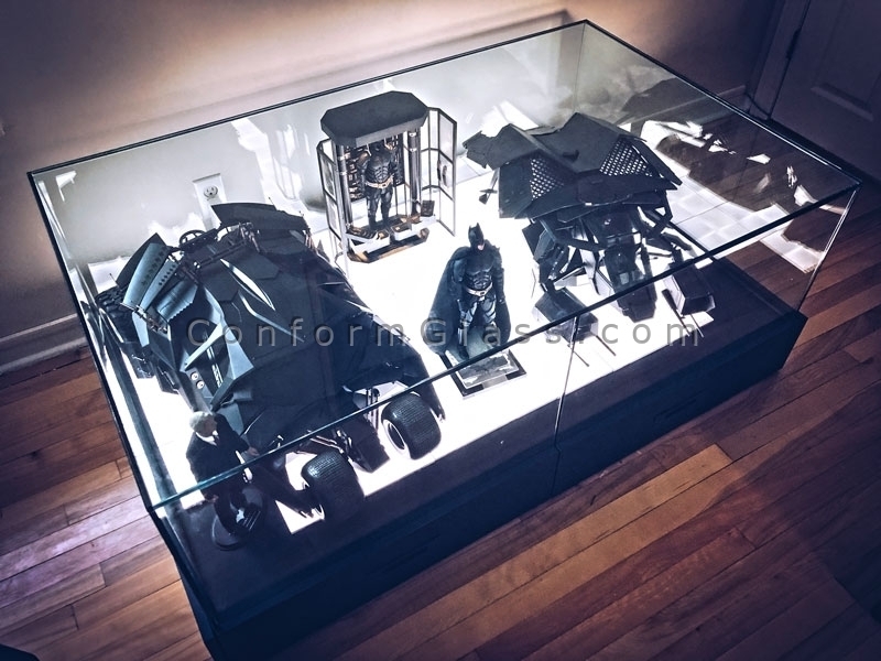Display Coffee Table with LED Light