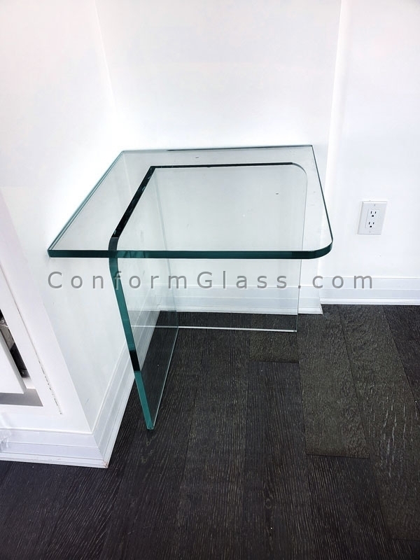 Glass Side Table
