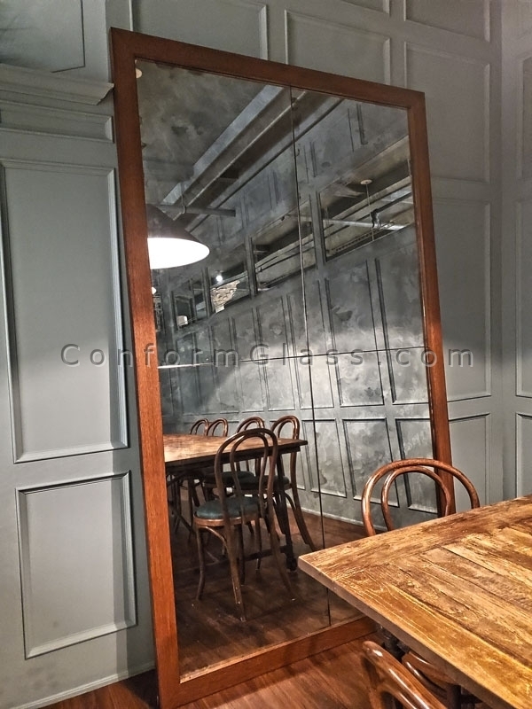 Light Grey Antique Mirror