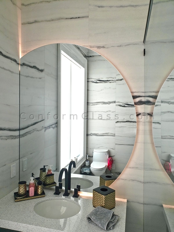 Shaped LED Mirror Toronto
