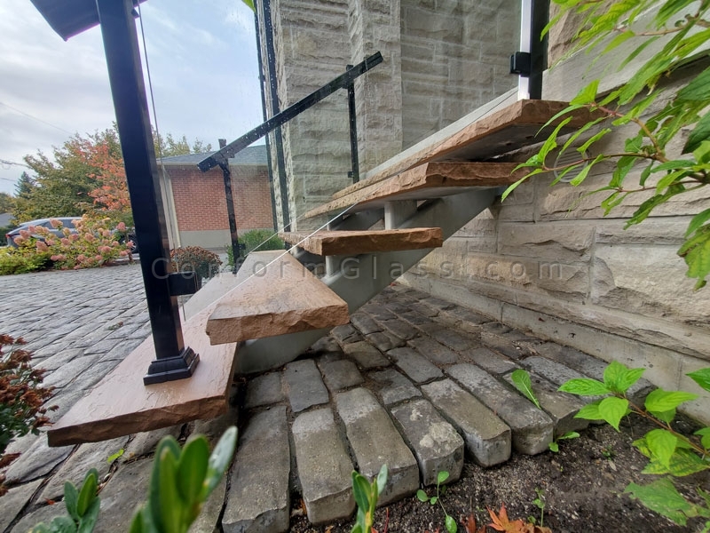 Galvanized Steel Porch Stairs