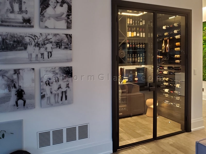 Welded Steel and Glass Doors