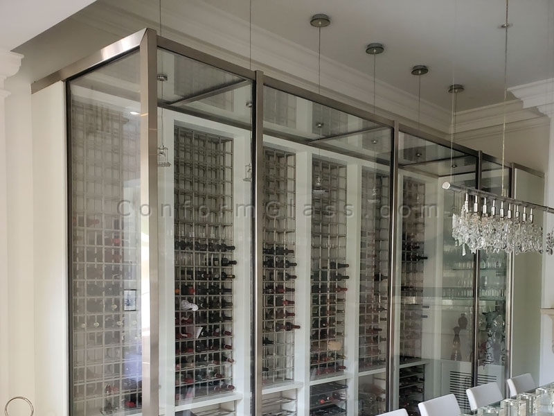 Stainless Steel Wine Room
