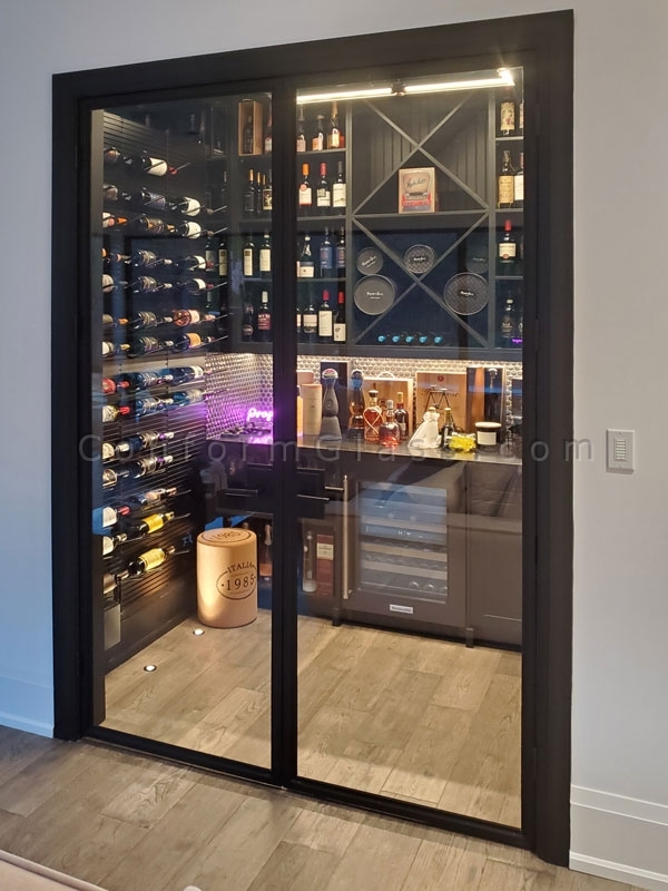 Full Glass Welded Metal Doors