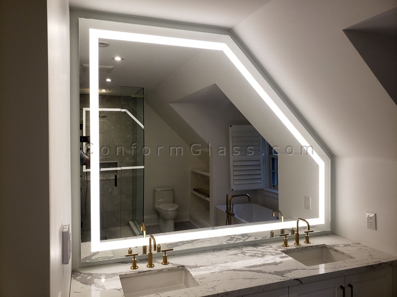 Custom Shape LED Mirror