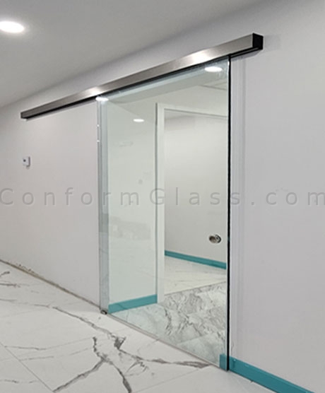 Wall Mounted Frameless Sliding Doors